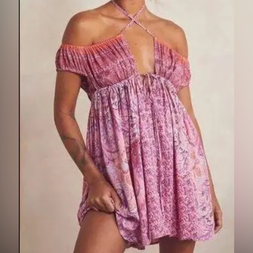 Free People Bali Mariposa Mini Dress